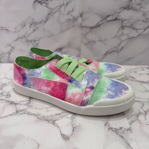 Sugar Slip On Sneakers sz 7.5 Tie Dye Canvas NEW #25-PP